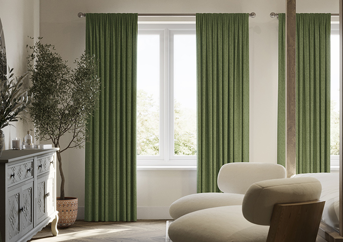Harris, Highland Green - Made to Measure Curtains - Image 3